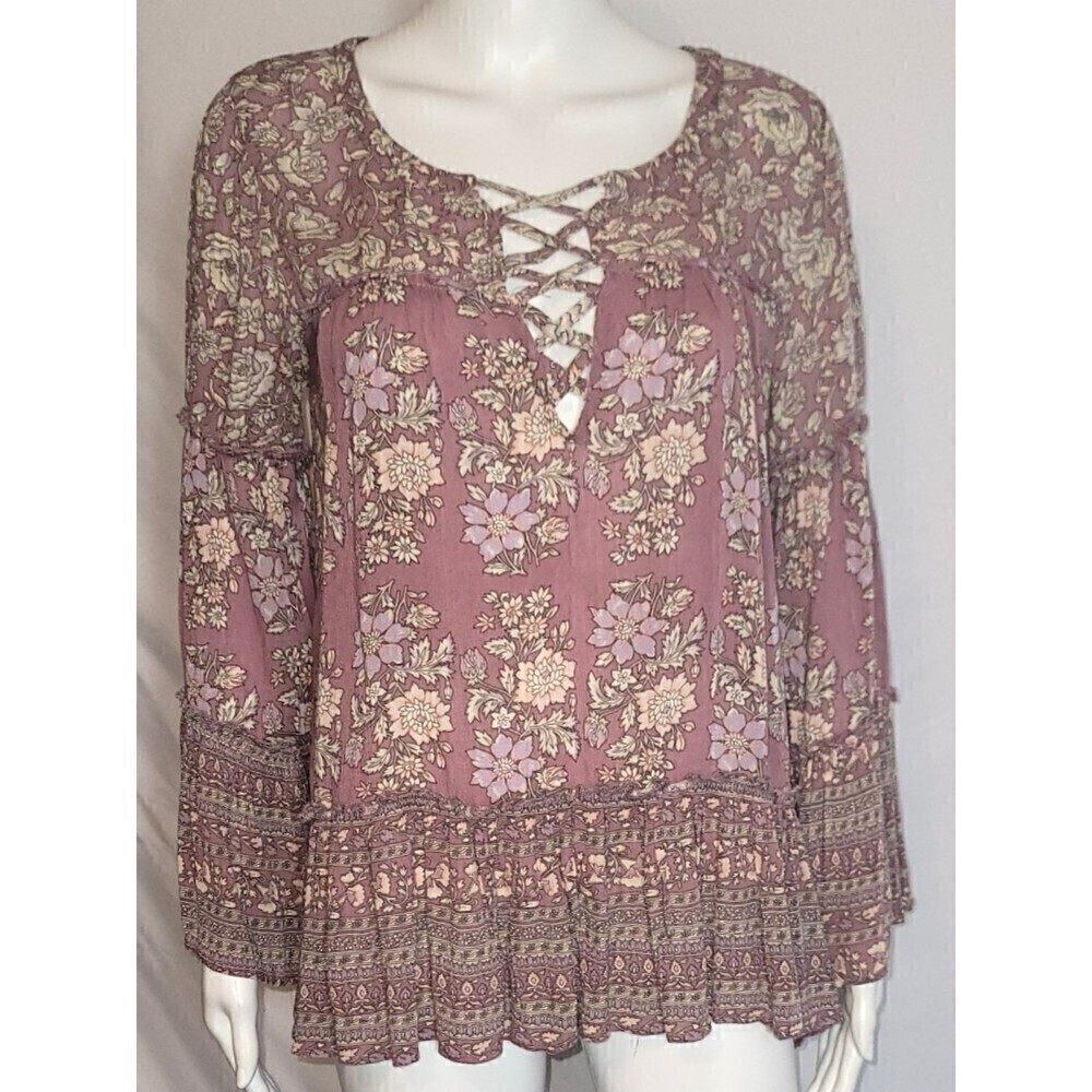 NWT American Eagle Outfitters Peasant Boho Top - Size XS